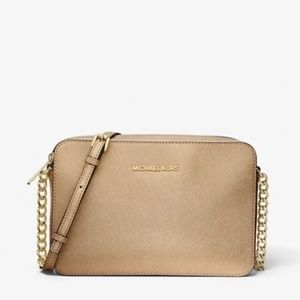 Michael Kors Metallic Saffiano Crossbody
